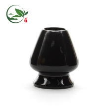 Black Color Porcelain Whisk Stand Matcha Product Whisk Holder